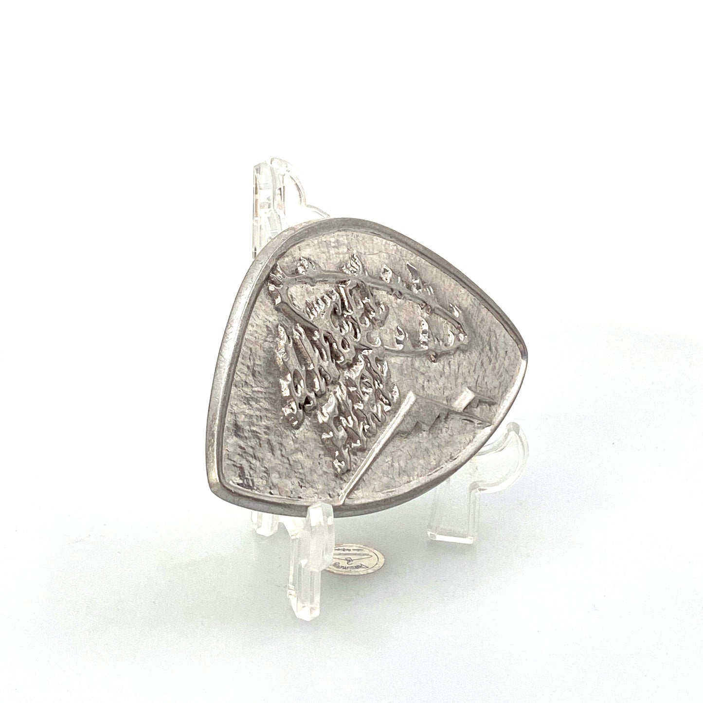 Womens Silver ANGEL FIRE Large Fashion Belt Buckle