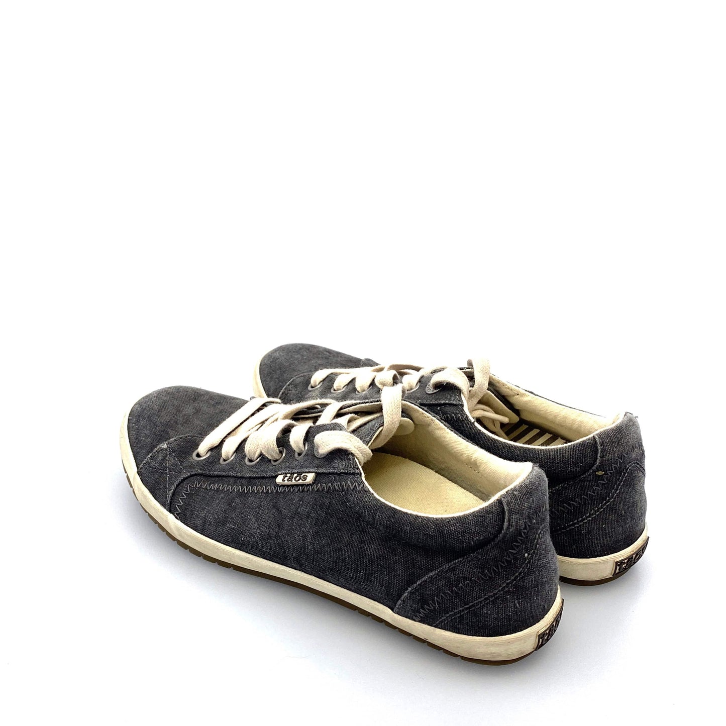 Taos Womens ‘Star’ Size 8 Gray Wash Canvas Comfort Walking Shoes Sneakers