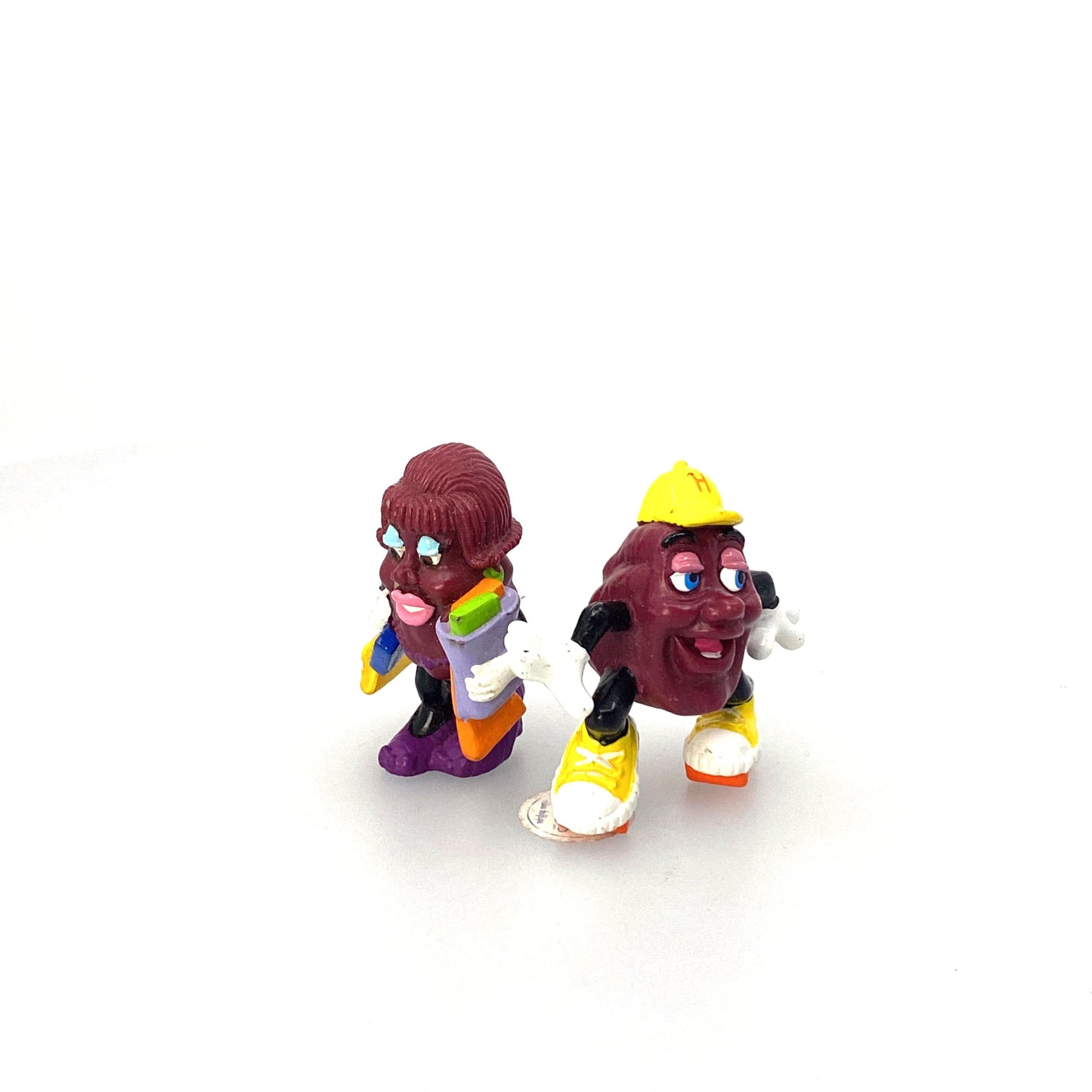Vintage California Raisins Collectible Figurines - (2) Hardee’s