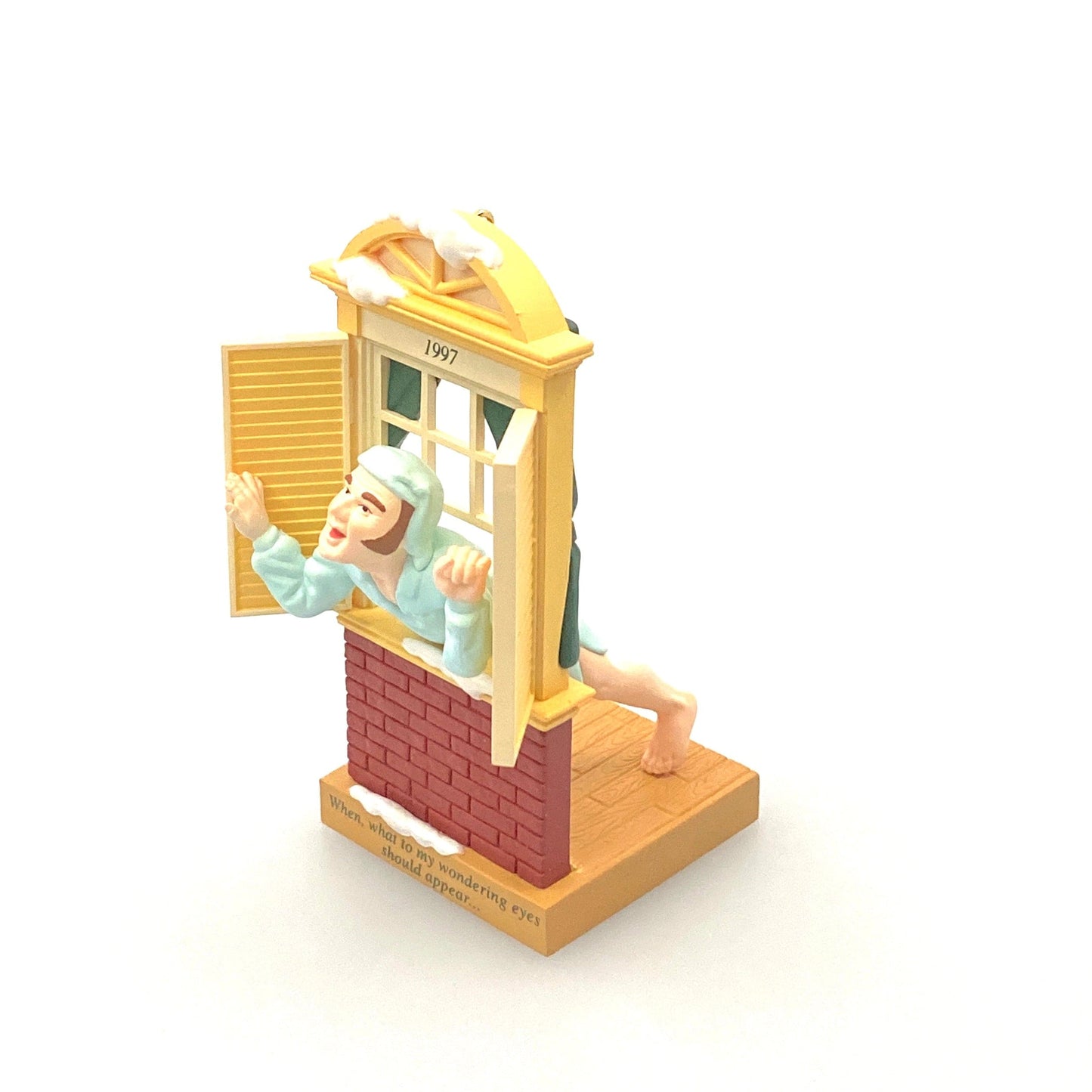 Hallmark Keepsake Collectors Club Christmas Tree Ornament “Away to the Window” 1997