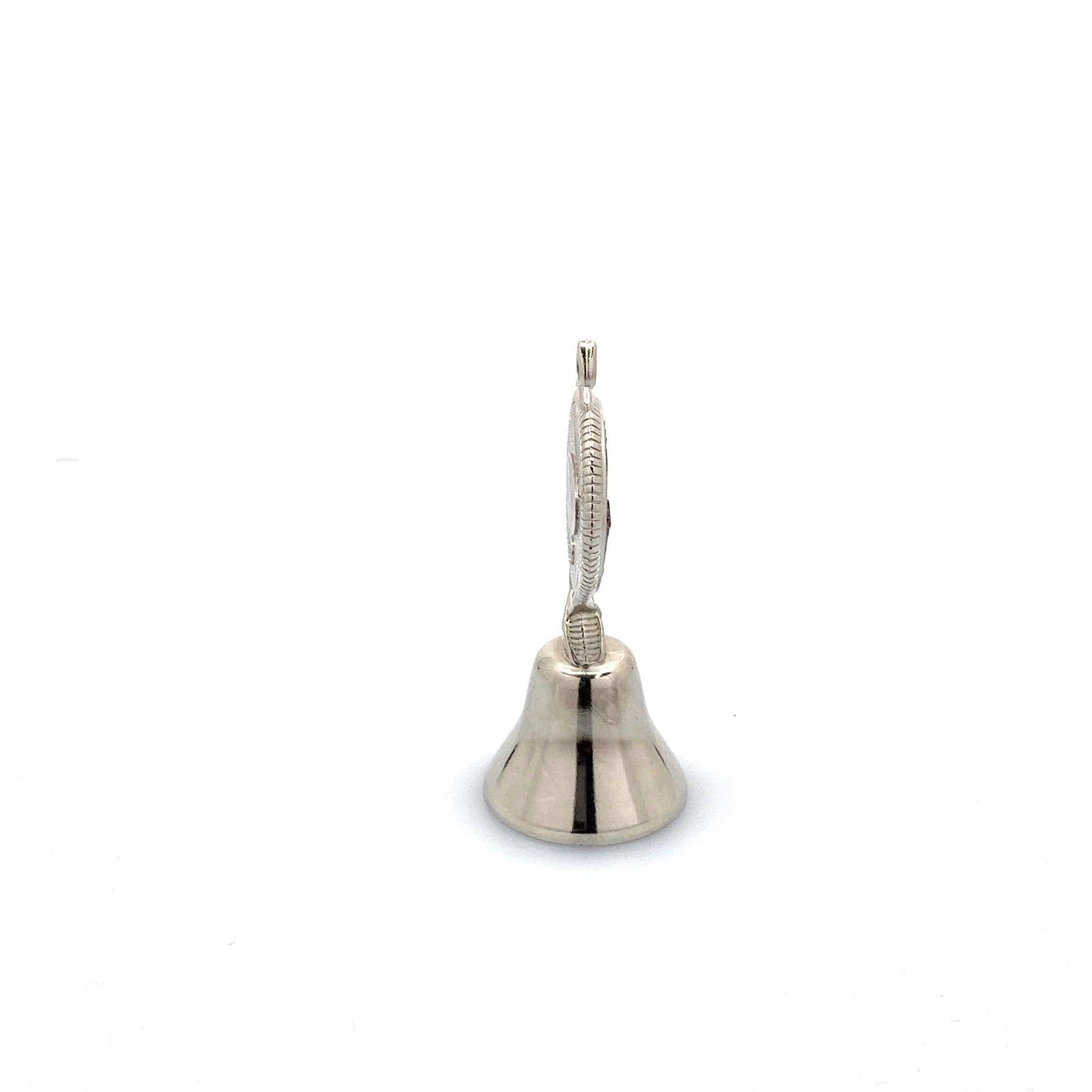 Vintage Hand Bell Travel Tourism Collectible Silver - Maine