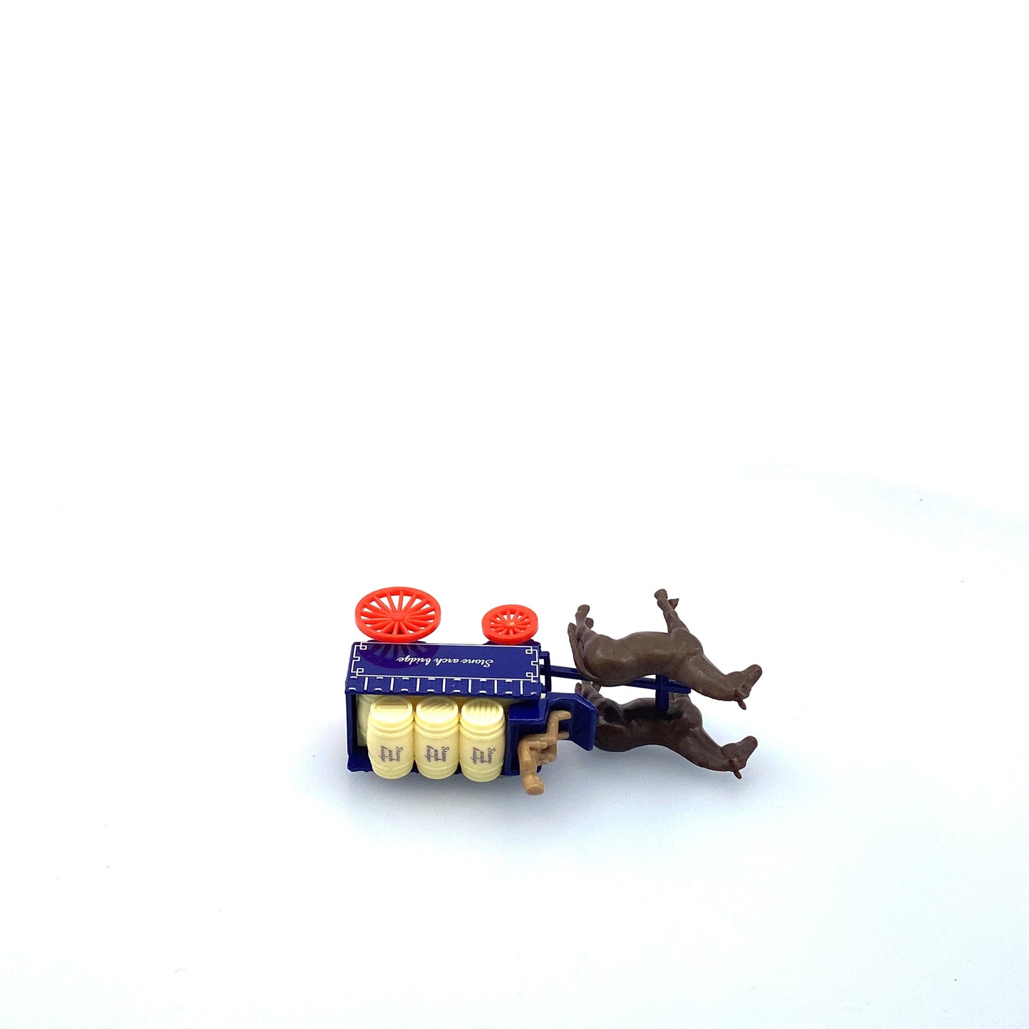 Vintage Olden Days “Stone arch bridge” Horse-Drawn Beer Delivery Wagon | Diecast Toy Vehicle