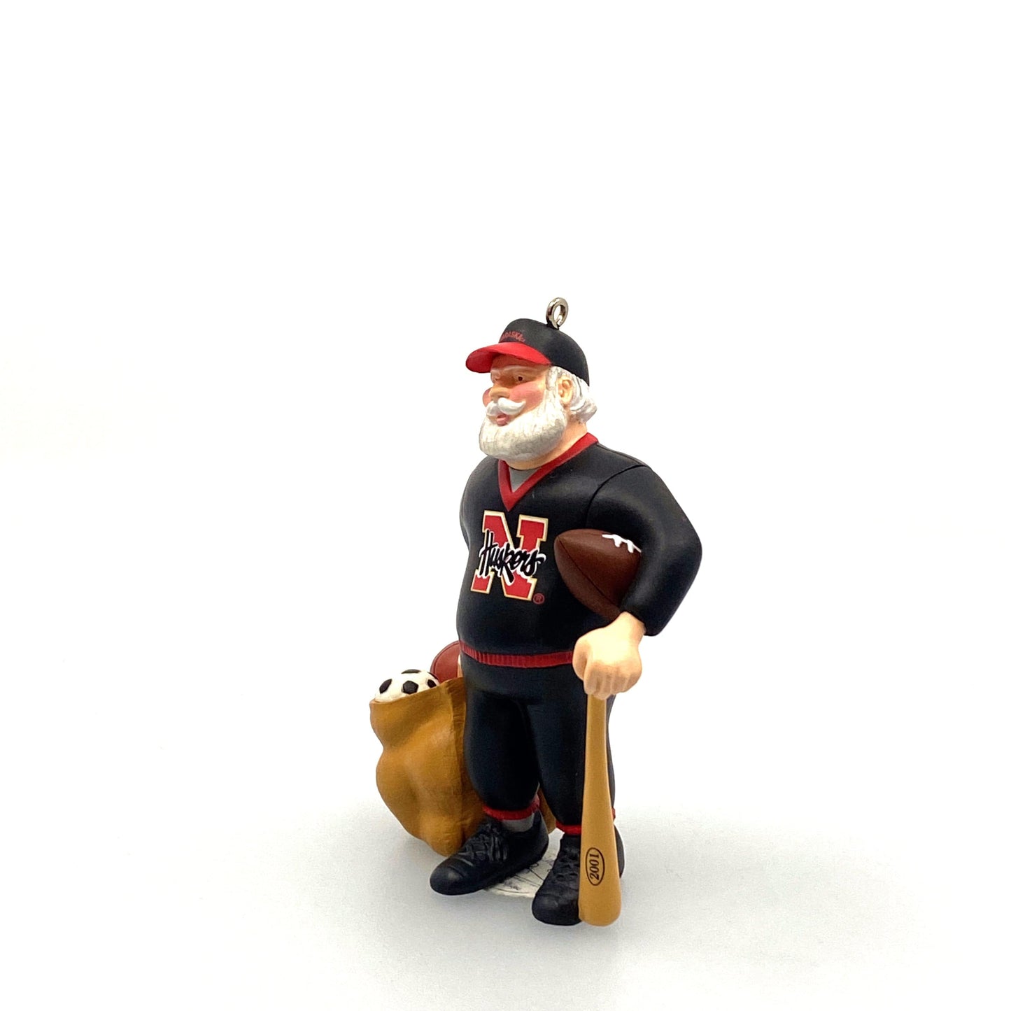 Hallmark Keepsake Christmas Tree Holiday Ornament Nebraska Cornhuskers 2001