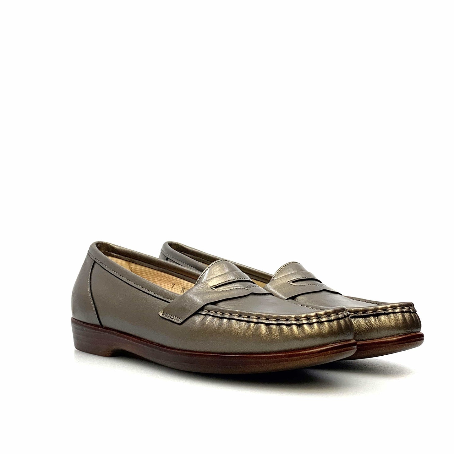 SAS Womens Wink Loafers New Pewter Shoes Tripad Comfort Walking