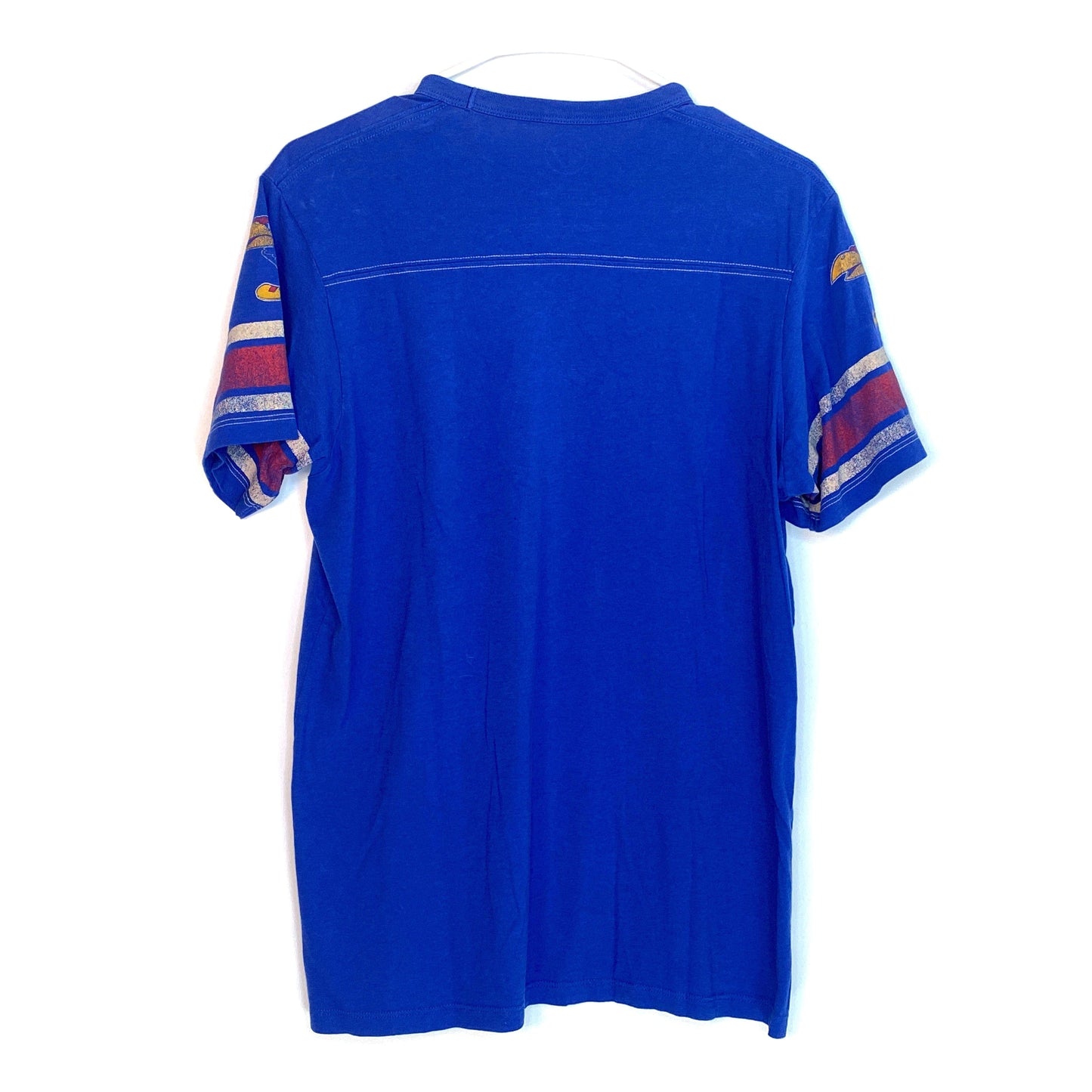 '47 Brand Kansas Jayhawks Blue Short Sleeve T-Shirt - Size Small