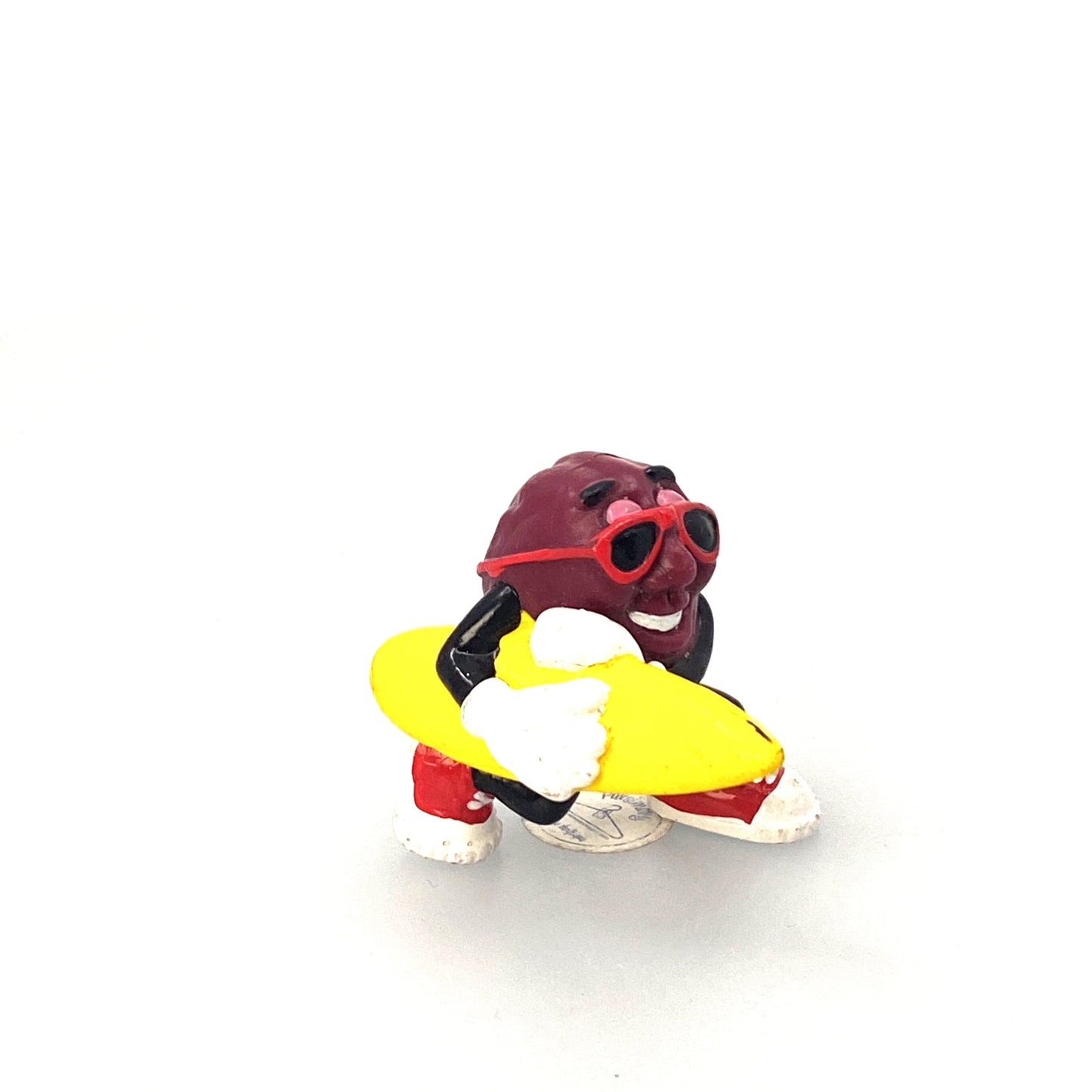 Vintage California Raisins Collectible Figurine - Surfer 1988