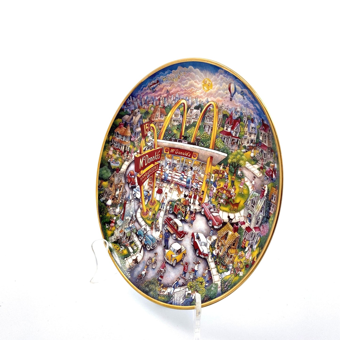 McDonalds Golden Moments Collector Plate Bill Bell The Franklin Mint