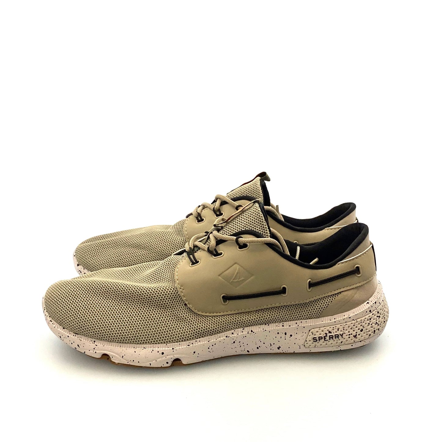 Sperry Mens “7 Seas” Camo Boat Shoe Lace-Up