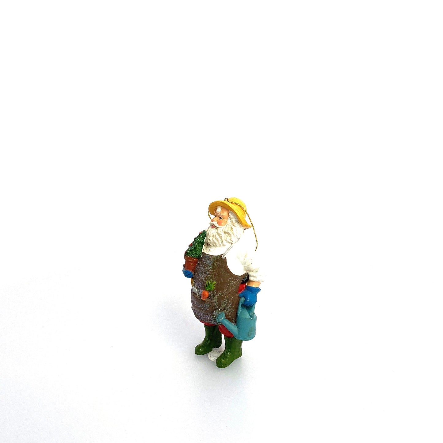 Gardening Santa Claus Christmas Tree Holiday Ornament
