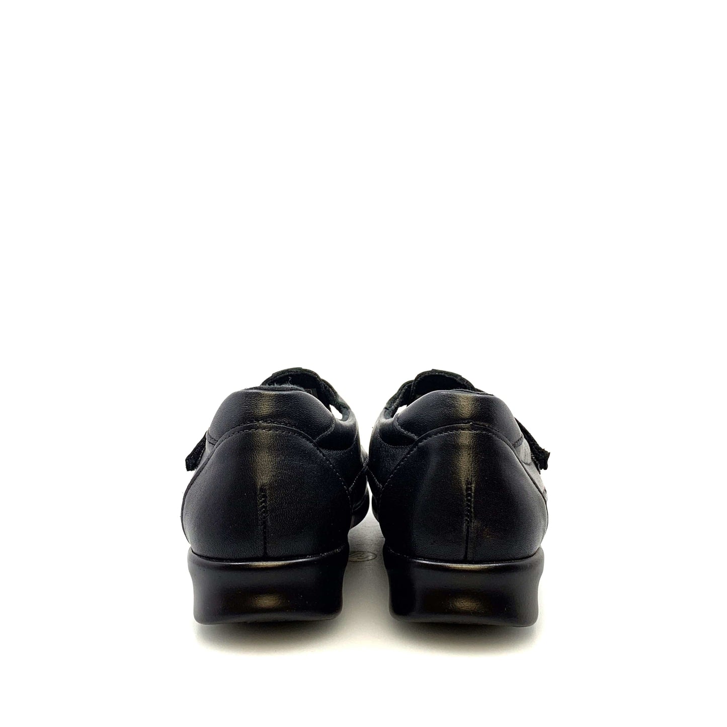 SAS Womens Size 9.5M Black Roamer Moc Leather Shoes Tripad Comfort Walking