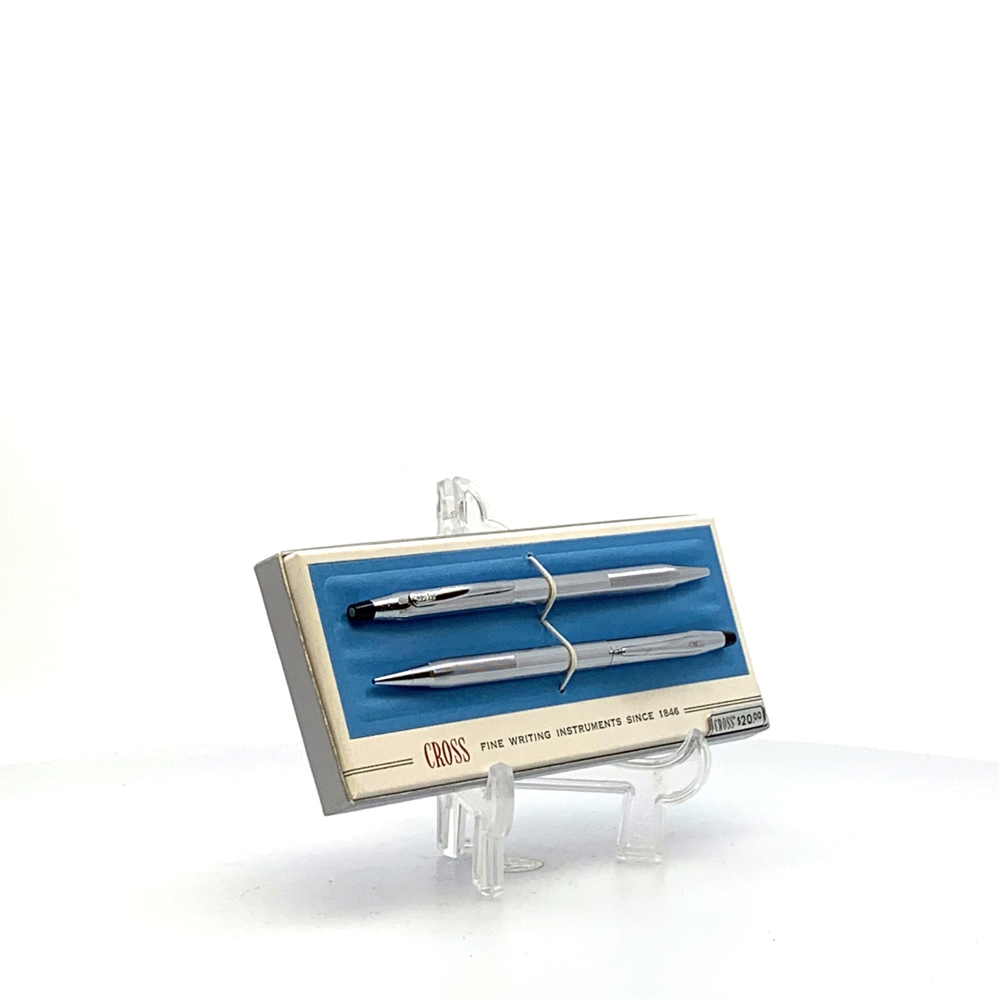Vintage Classic CROSS Silver Pen & Mechanical Pencil Set