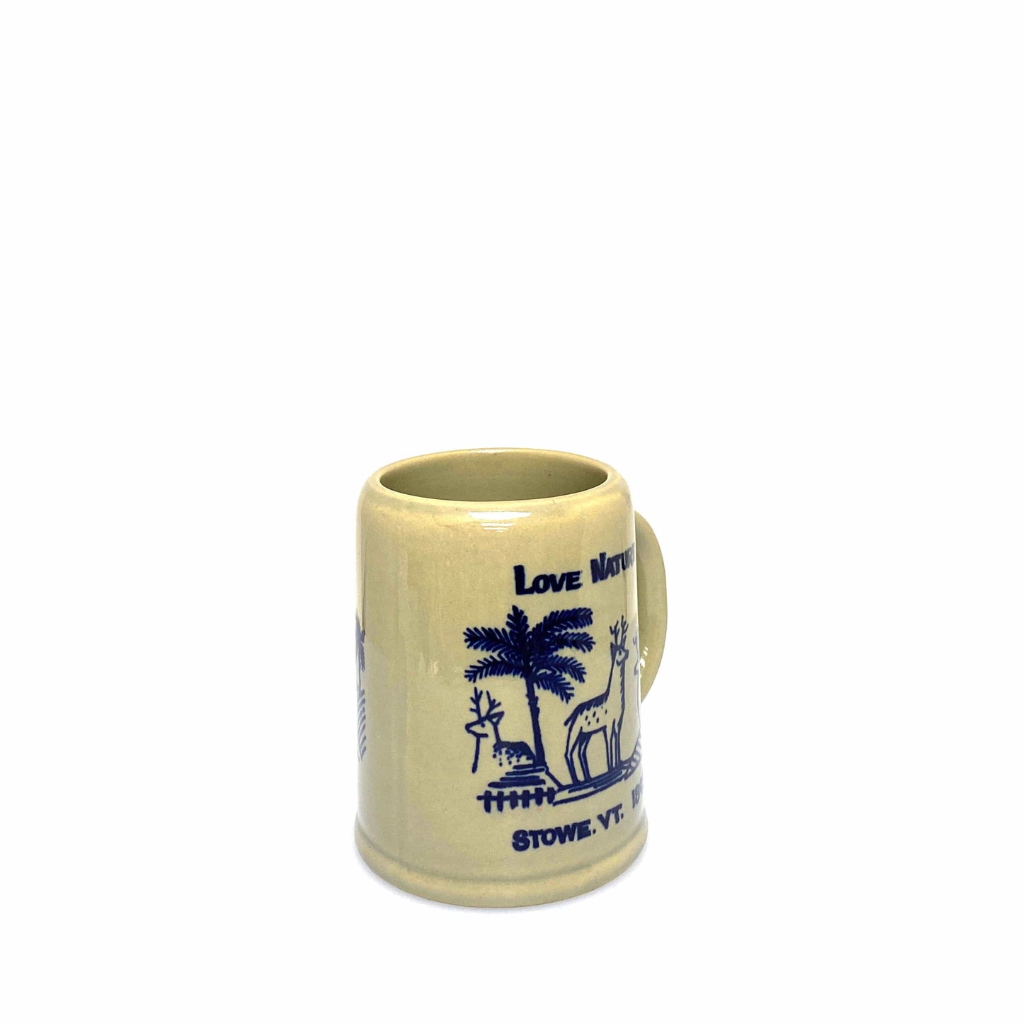 Stowe, VT 1893 “Love Nature” Travel Souvenir Ceramic Coffee Cup Mug