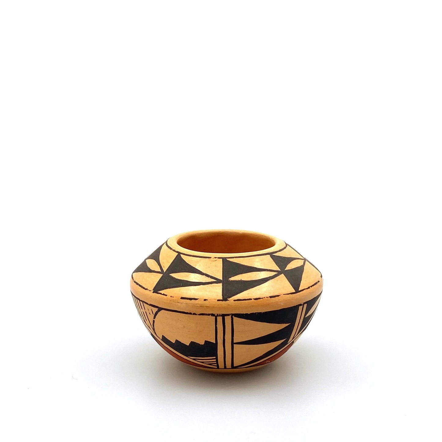 Native American Hopi Painted Polychrome Pottery Bowl