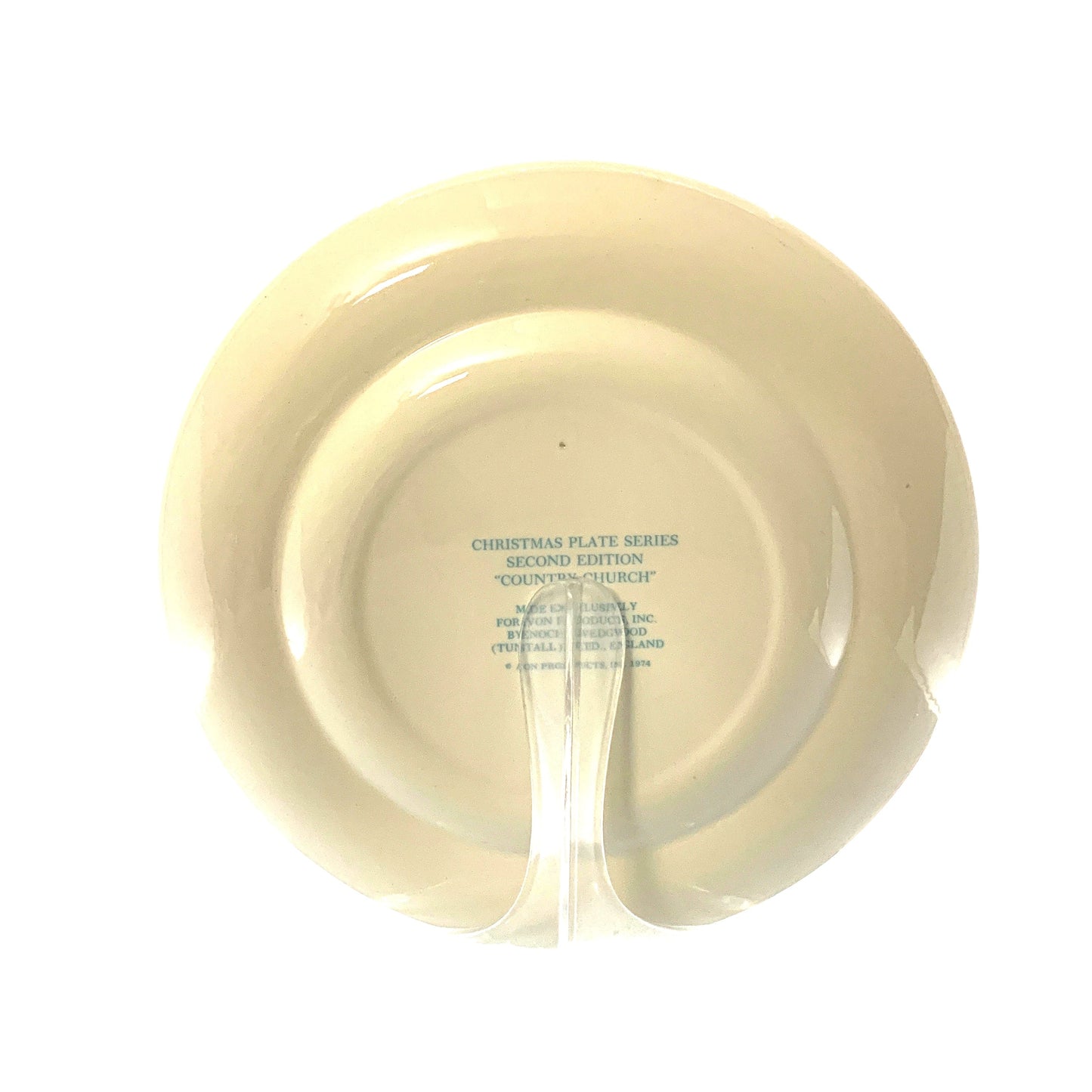 Vintage Avon Christmas Plate Series Second Edition “Country Church” 1974