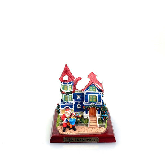 Vintage San Francisco California Santa Travel Souvenir Tabletop Christmas Decoration