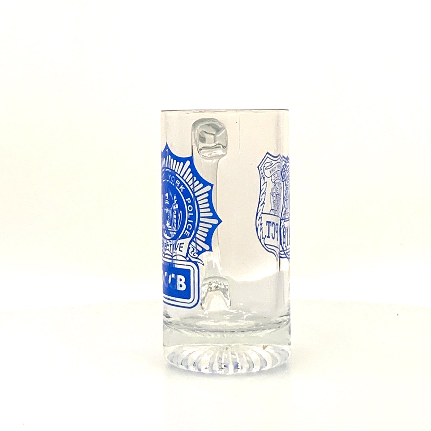 New York City Police Department Detective Organized Crime Bureau Glass Mug