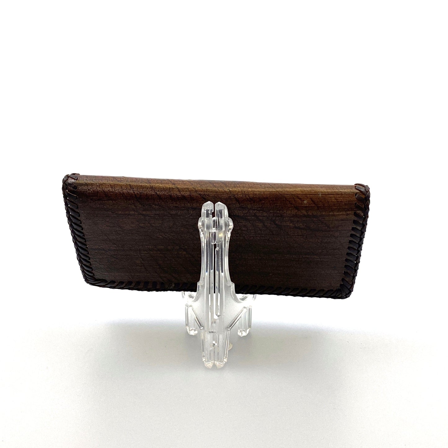 Vintage Jo-o-Kay Hand-Tooled Brown Leather Wallet