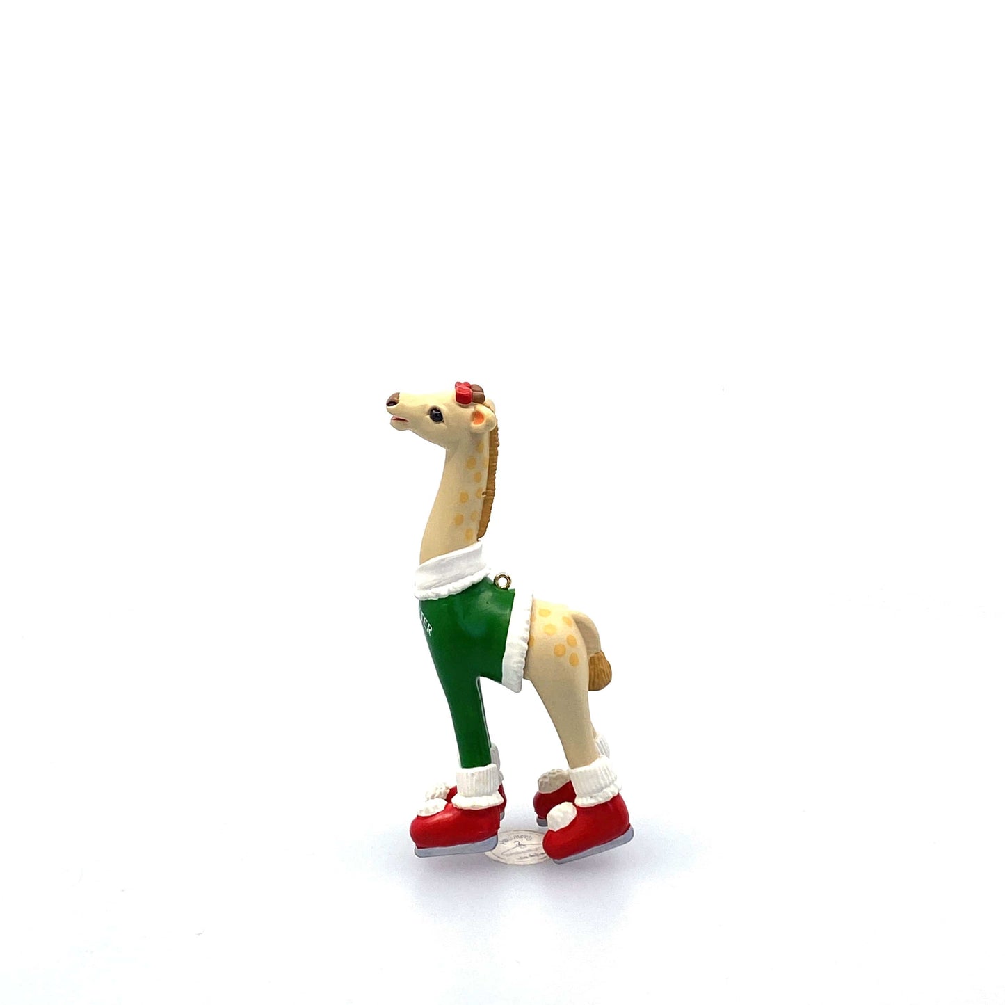 Hallmark Keepsake Christmas Tree Holiday Ornament Skating Giraffe “Daughter” 1993