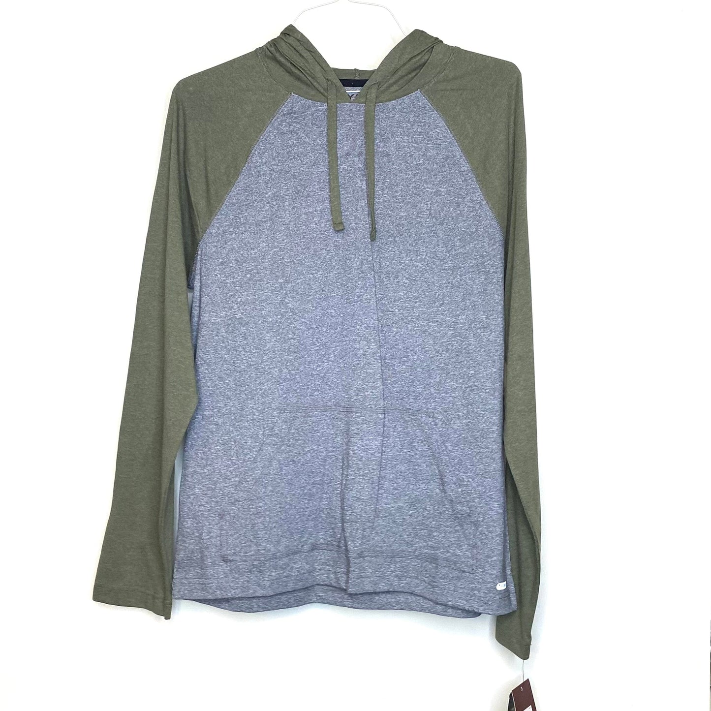 Tony Hawk Men's Olive Green & Gray Hoodie Sweatshirt - Size L - NWT