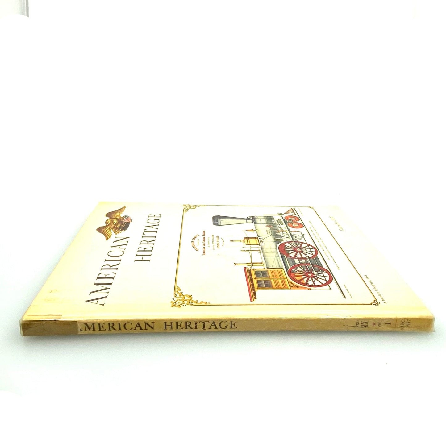 Vintage American Heritage Volume VIX No 1 December 1957 Hardcover History Book