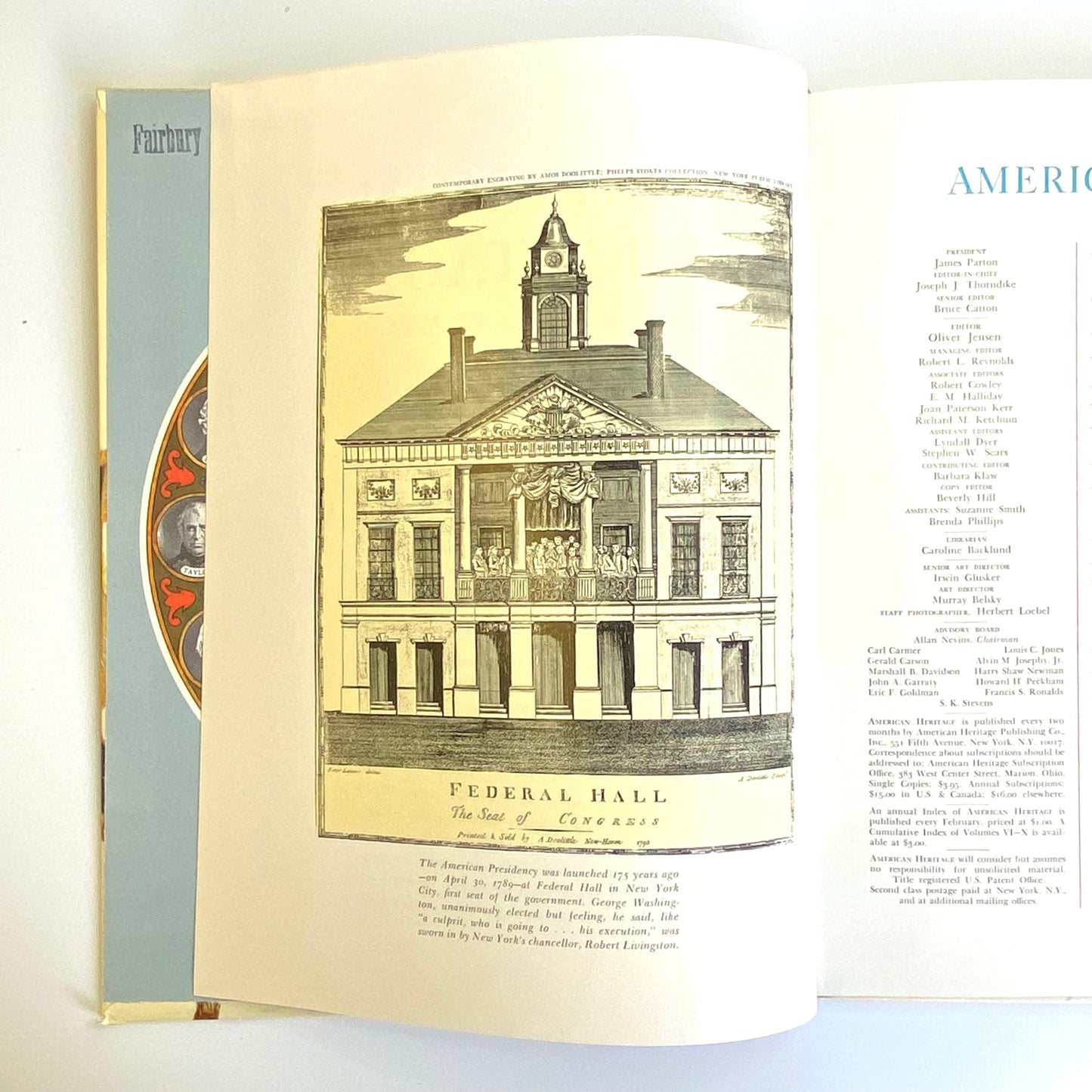 Vintage American Heritage August 1964 • Volume XV, Number 5 Hardcover History Book