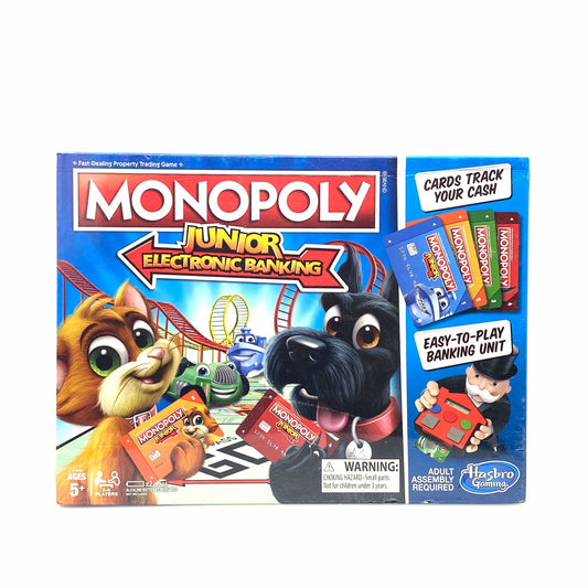 Hasbro Monopoly Junior Electronic Banking Game NIB
