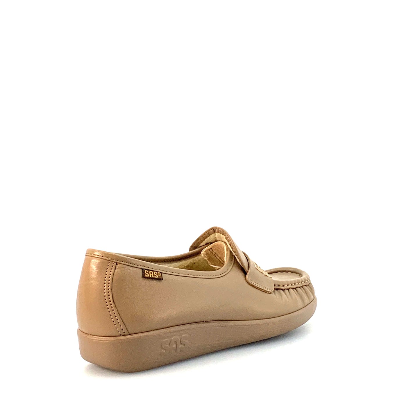 SAS Womens Tripad Comfort Casual Leather Size 10N Beige Loafers Shoes