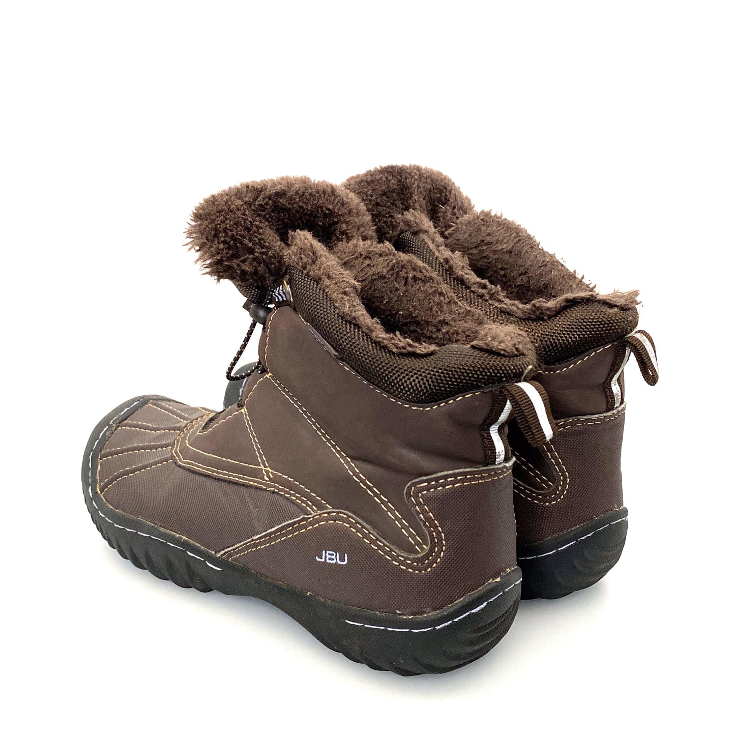 JBU Womens "PULLMAN" Size 8M Brown Adventure Ankle Booties Winter Boots Shoes