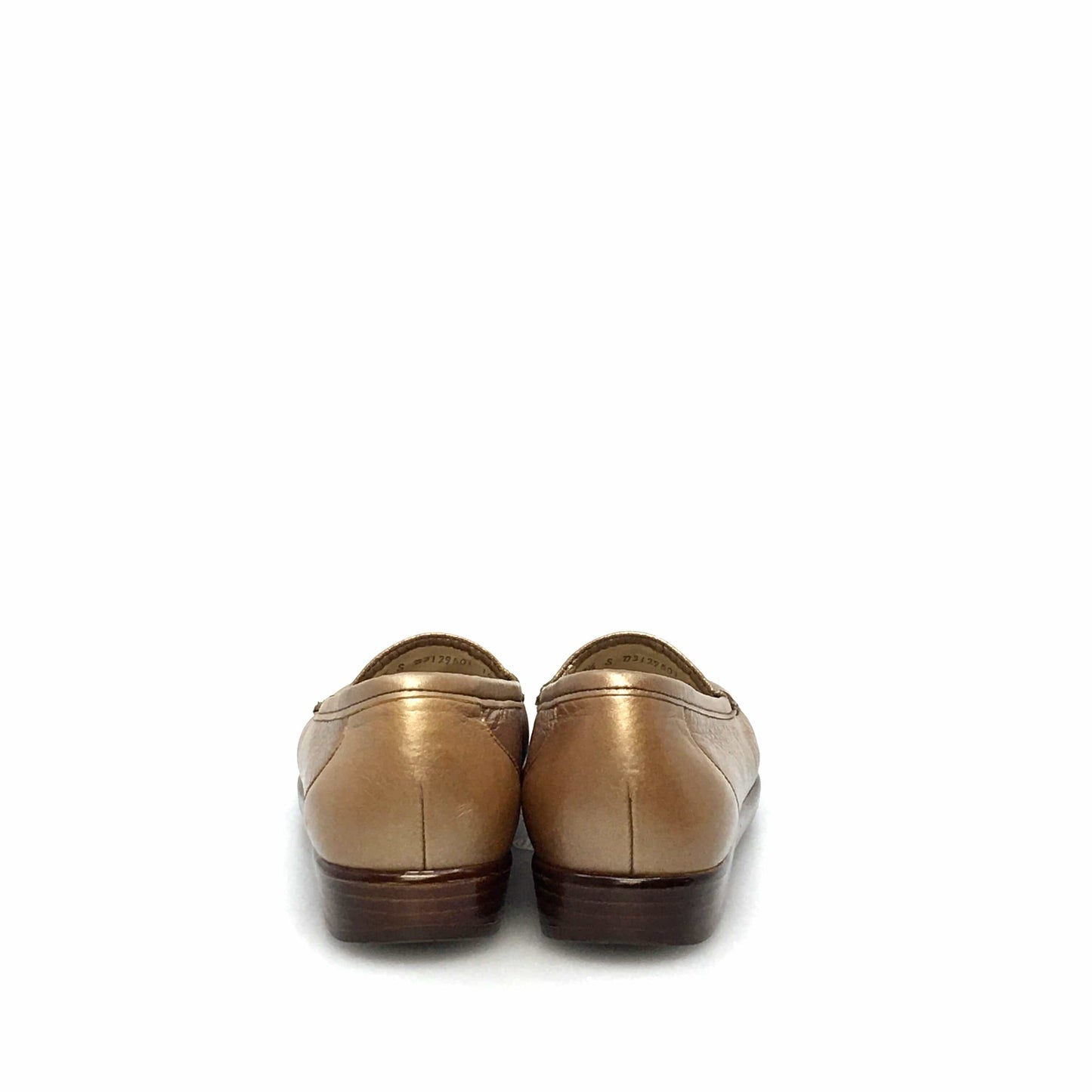 SAS Womens Size 8.5S Leather Loafers Gold Shoes Tripad Comfort Walking