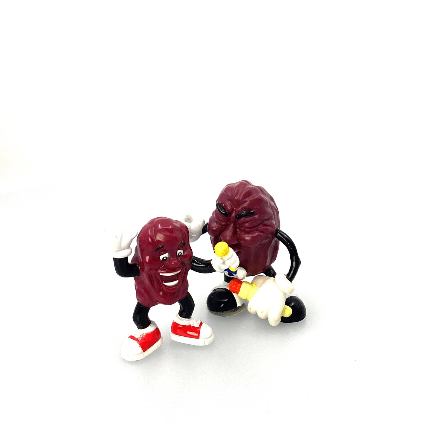 Vintage California Raisins Collectible Figurines - (2) Singers