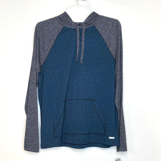 Tony Hawk Men's Gray and Blue Hoodie Sweatshirt - Size L - NWT