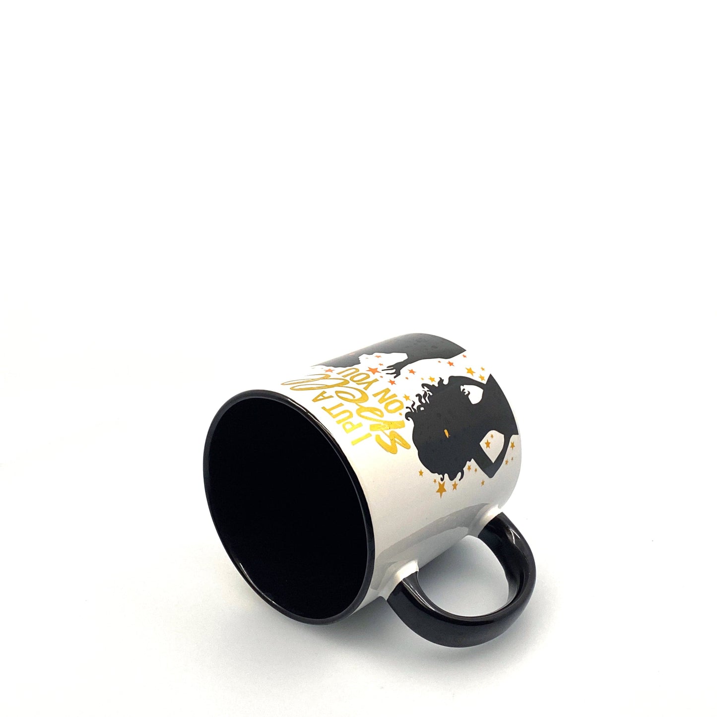 “I Put A Spell On You…And You’re Mine” Ceramic Coffee Cup Mug, Black - 12oz