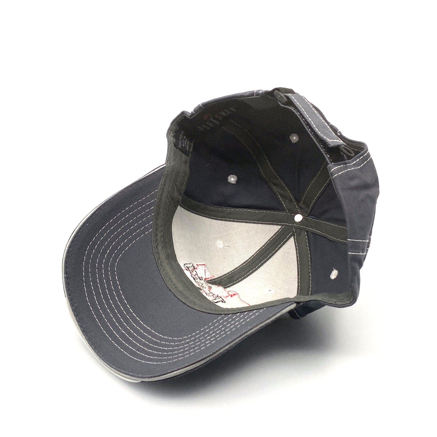 Sportsman “Pulling N” Nebraska Hat Adjustable Gray Baseball Cap