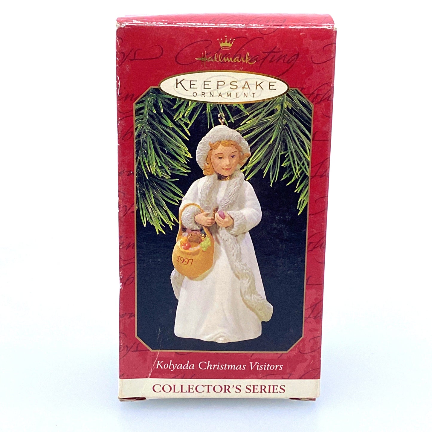 Hallmark Keepsake Christmas Tree Holiday Ornament Kolyada Visitors 1997