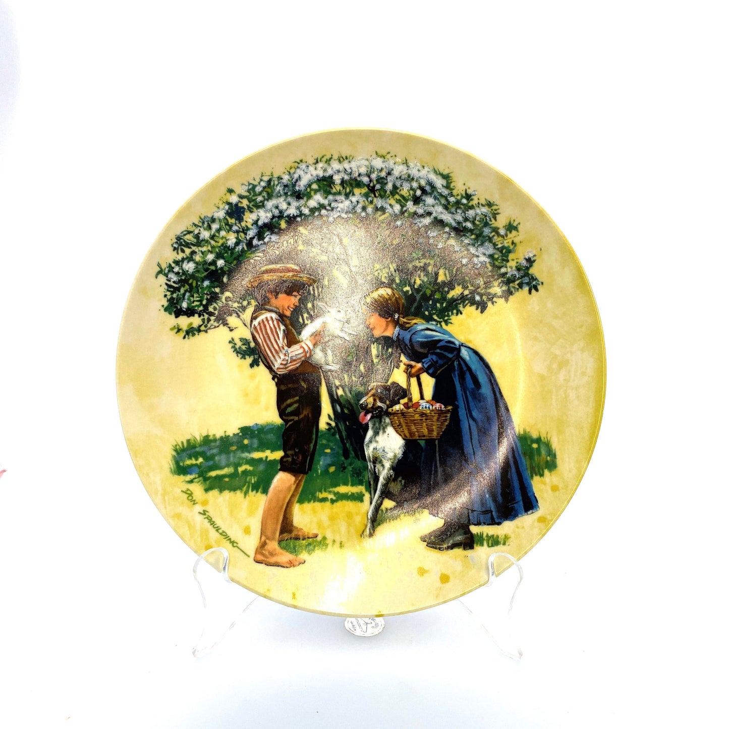 Vintage Knowles “Easter” RARE Don Spaulding Collector Plate 1980