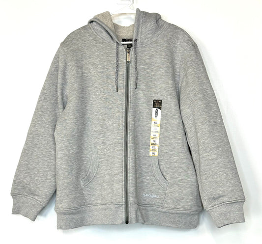 Noble Outfitters | Womens Sherpa Lined Full Zip Hoodie | Color: Gray | Size: XXL | NWT