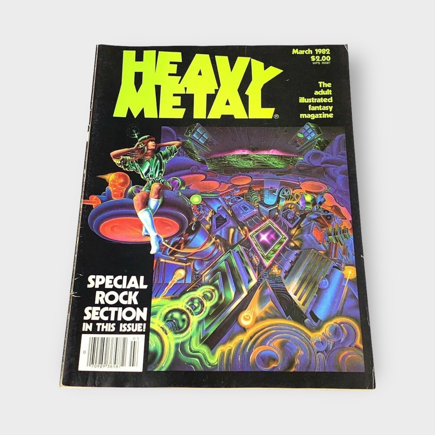 HEAVY METAL Adult Illustrated Fantasy Erotic Magazine | Vintage | GUC | March 1982