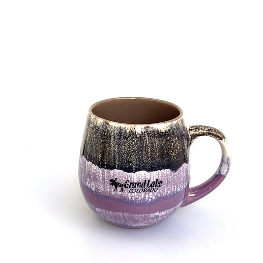 Grand Lake Colorado Ceramic Souvenir Coffee Cup 16 Oz Moose