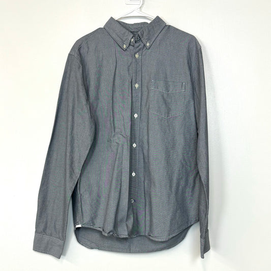 The Gap | Mens Modern Oxford Button-Down Shirt | Color: Gray | Size: L | Pre-Owned