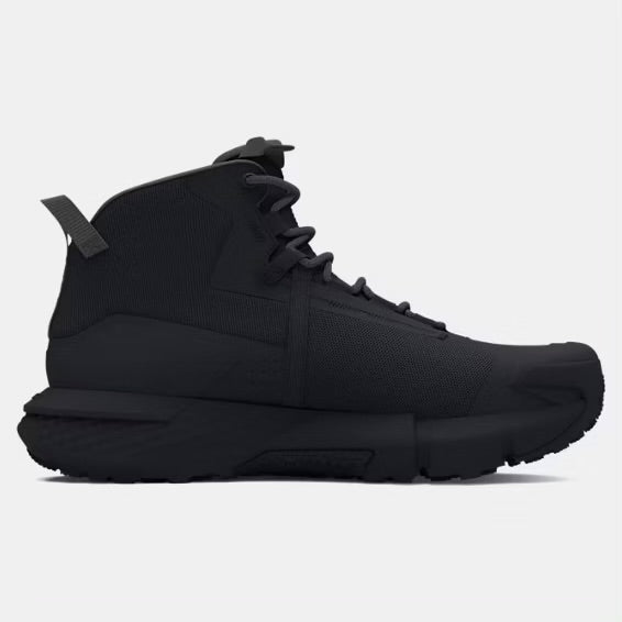 Under Armour Men’s UA Valsetz Mid Tactical Boots | Multiple Sizes | Black/Jet Gray | Lightweight Leather/Textile | New