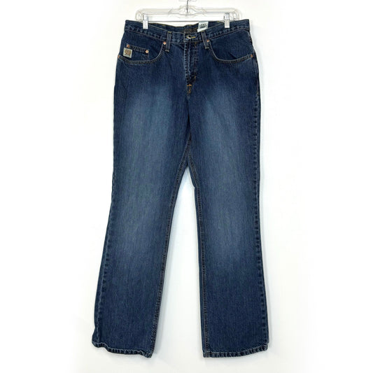 Cinch | Mens Bootcut Denim Jeans | Color: Blue | Size: 34/36 | Pre-Worn