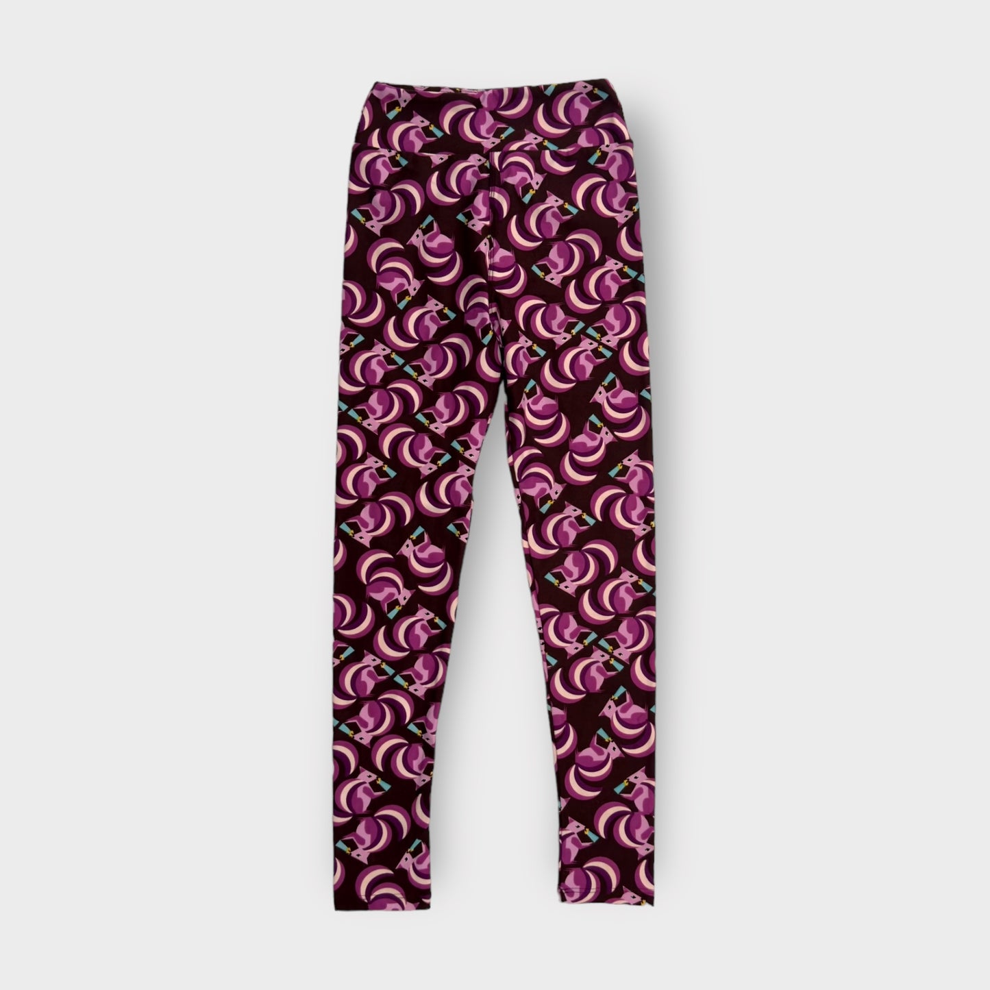 LuLaRoe Juniors Leggings | Tween (00-0) | Purple Squirrel Pattern | Buttery Soft | New