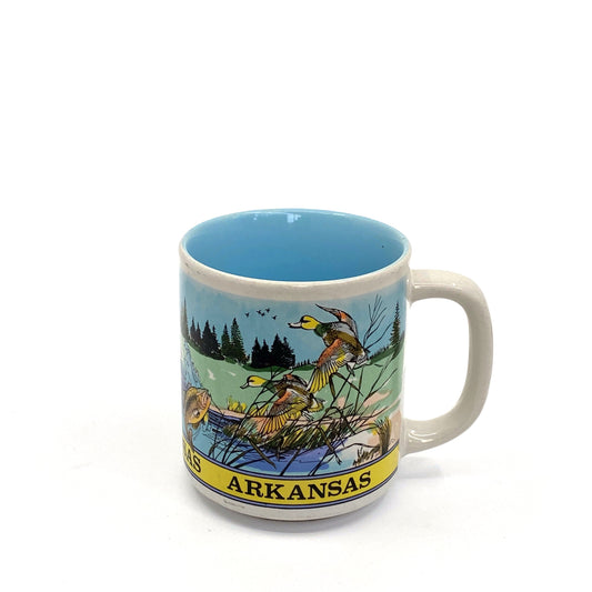 State of Arkansas Travel Tourism Souvenir Coffee Cup/Mug 14 Fl Oz