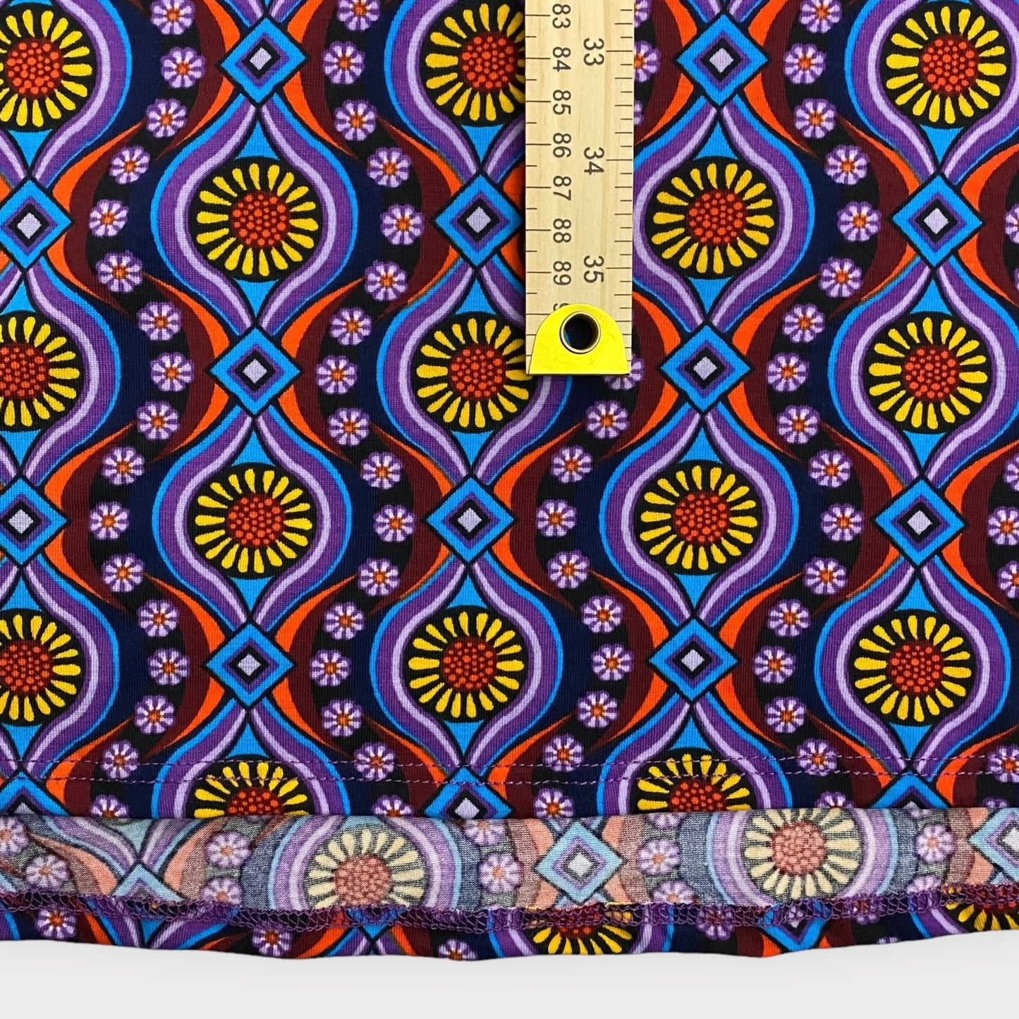 LulaRoe Maxi Skirt | L | Multicolor Geometric Medallion Print | NWT