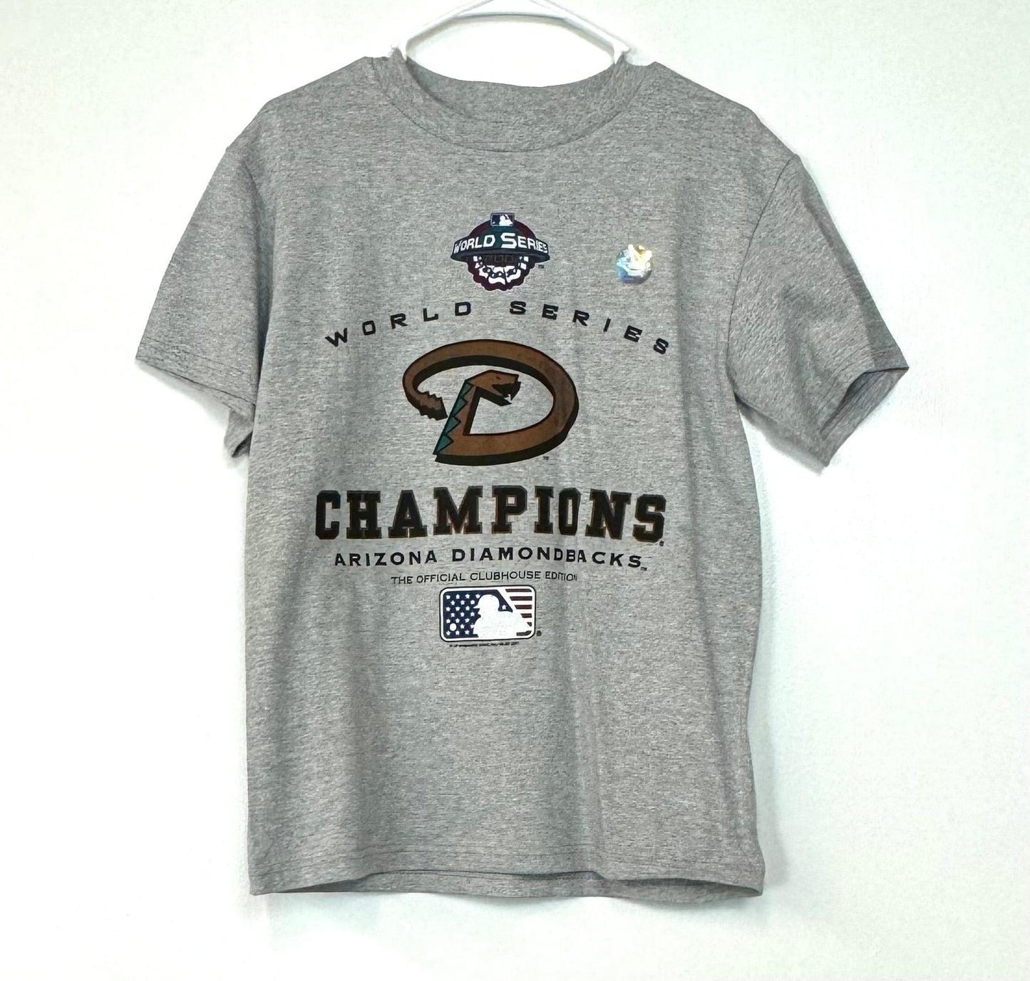 Lee Sport | Arizona Diamondbacks WS S/s T-Shirt | Color: Gray | Size: L | NEW