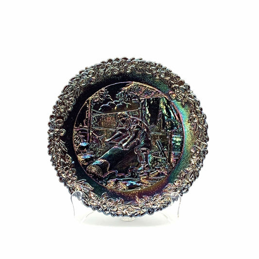 1980 Fenton Glass Collector Plate No. 11 In The Annual Series Early Craftsman of English America -  | Buy at Parsimony Shoppes