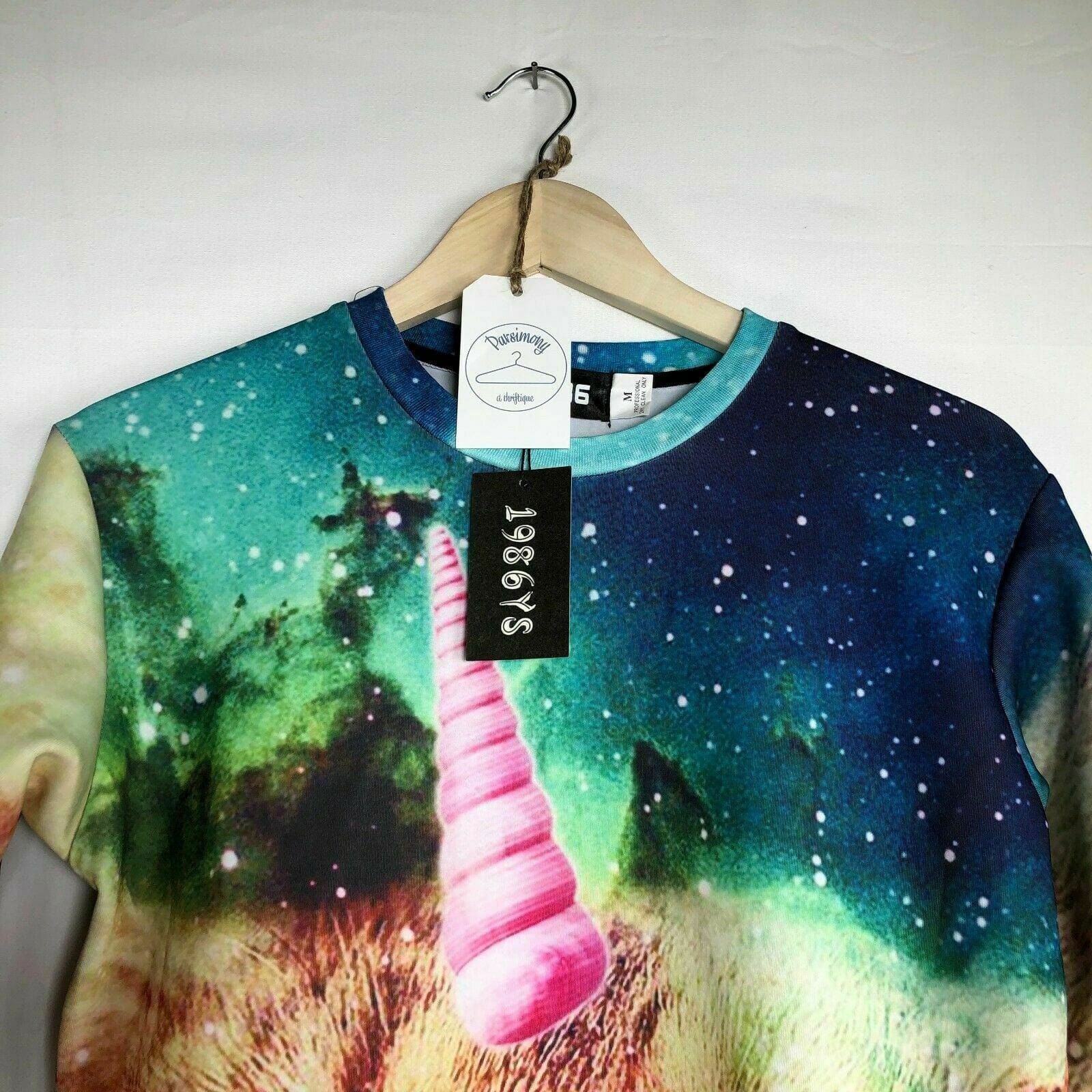 1986YS Unikitty Unisex Size M Kitten Cat Unicorn Graphic Sweatshirt L/s Novelty -  | Buy at Parsimony Shoppes