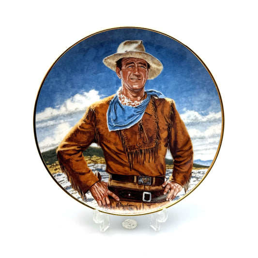 John Wayne | The Duke | Franklin Mint Collectors Plates Series | 8 in. | Excellent