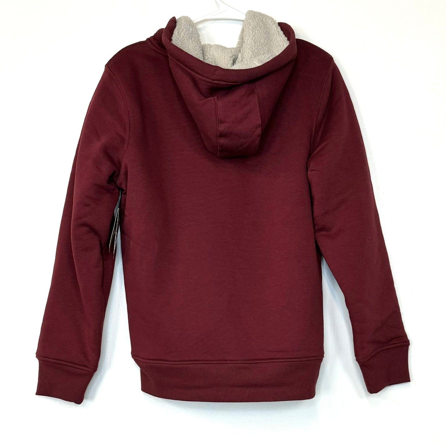 Noble Outfitters | Womens Sherpa Lined Full Zip Hoodie | Color: Port Red | Size: S | NWT