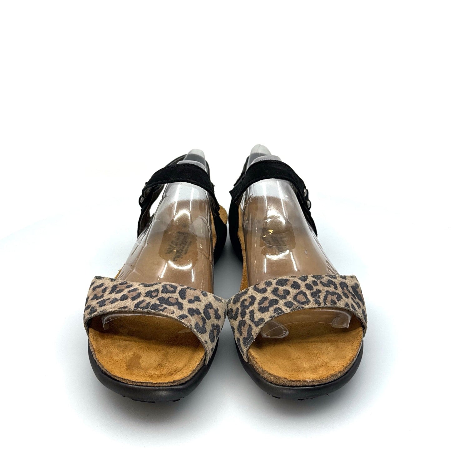 Naot | Womens Sabrina Sandals | Size: 40 | Color: Cheetah Suede/Black Velvet | EUC